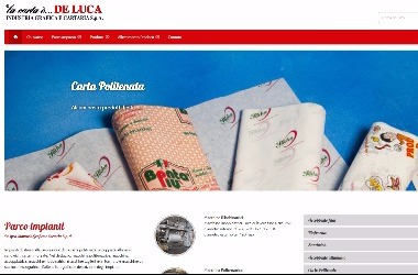 CartaPolitenata.it: sito web della De Luca Industria Grafica e Cartaria S.p.A.